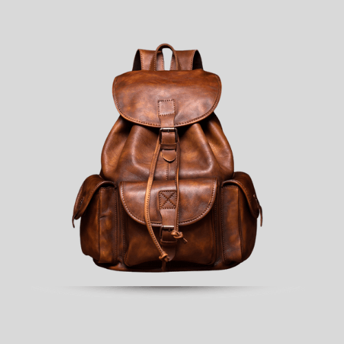 Men's leather backpacks