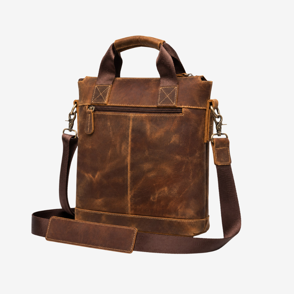 leather messenger bag