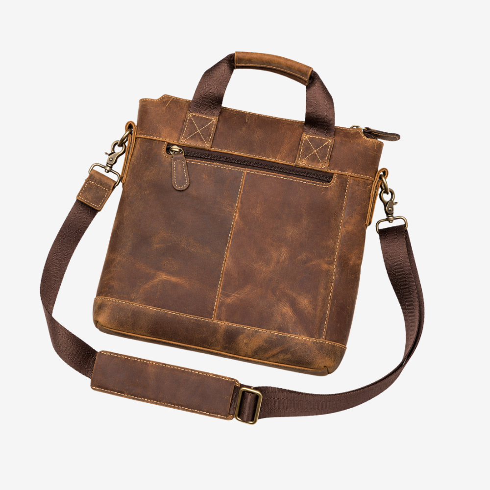 leather messenger bag