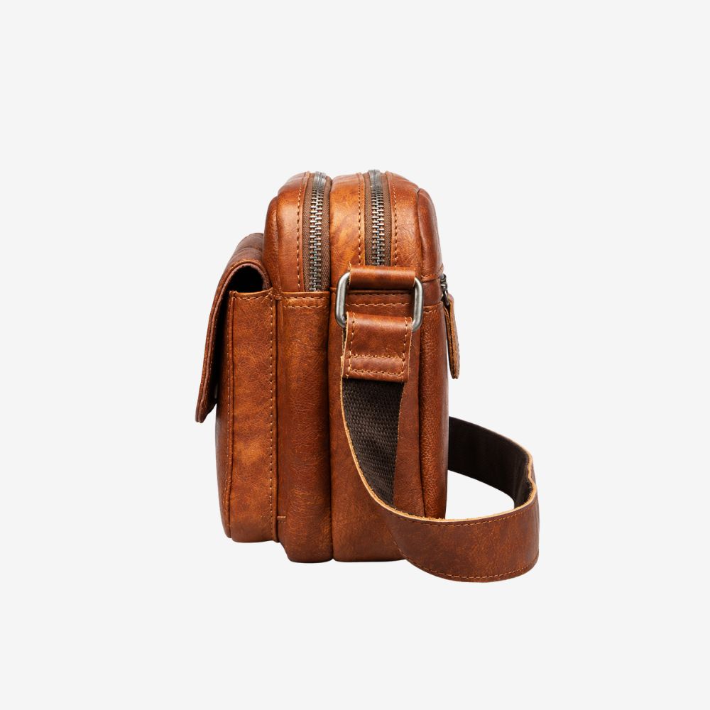 brown leather messenger bags