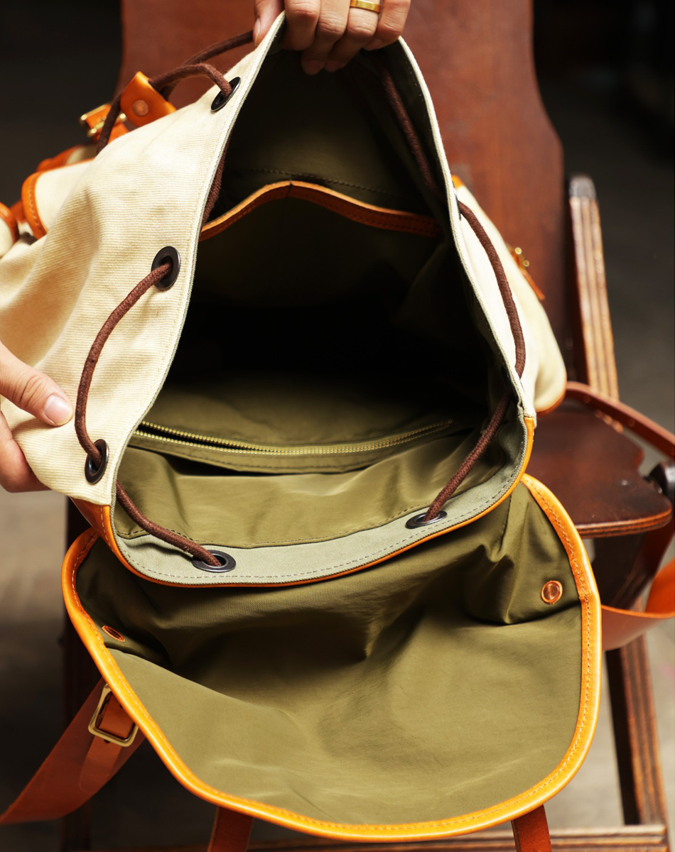 Large Travel Canvas Backpack