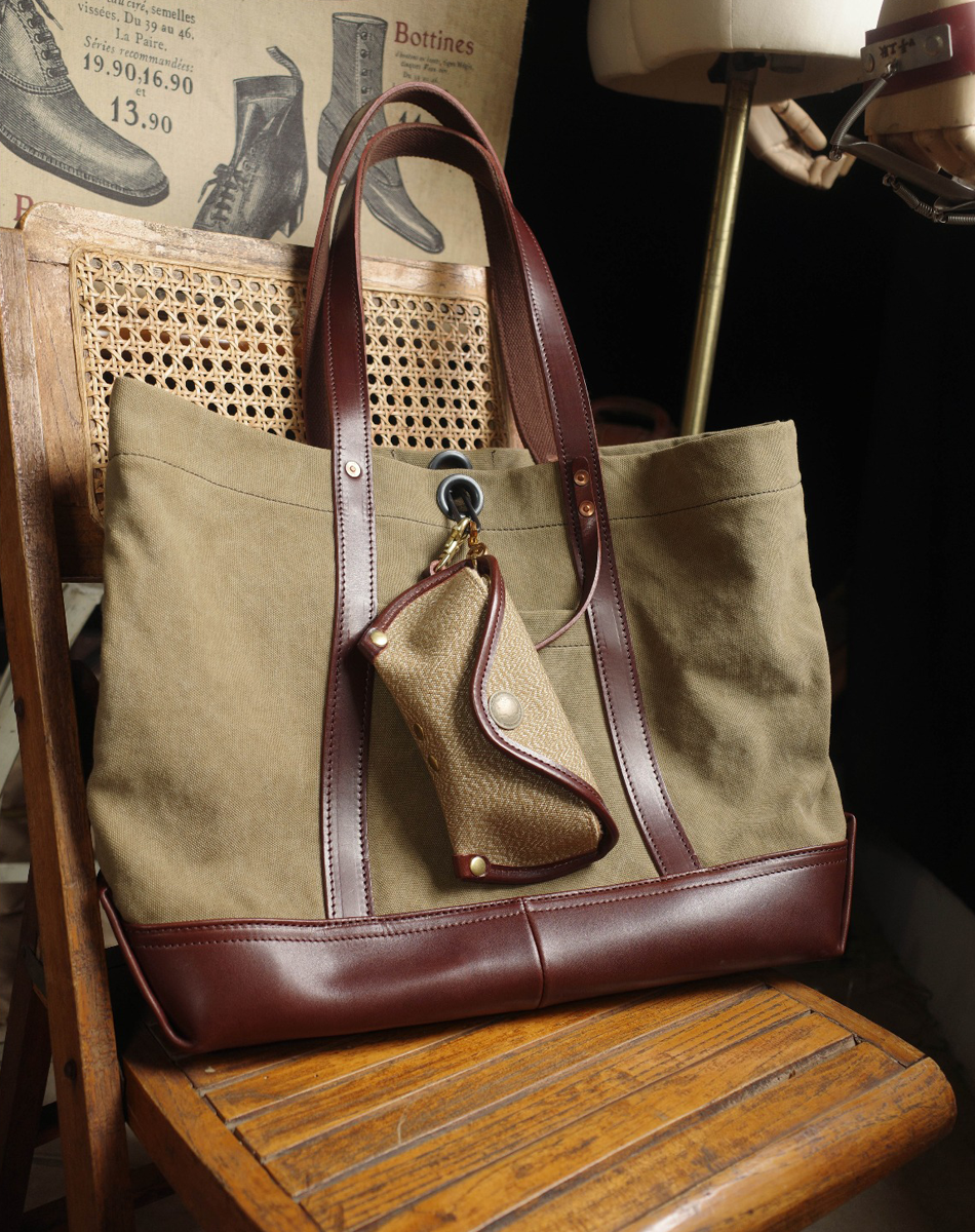 Canvas & Leather Commuter Tote Bag – Vervin