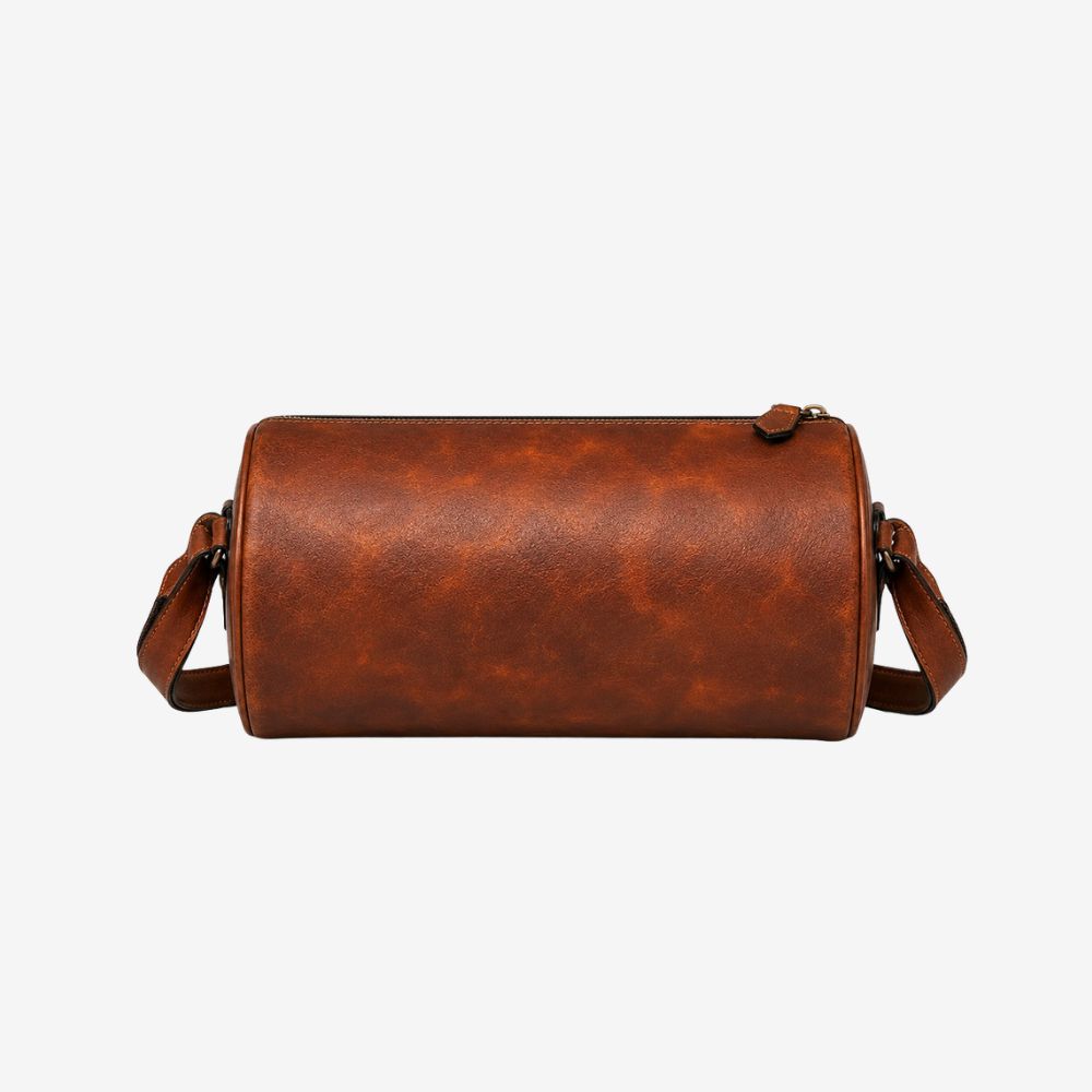Brown Leather crossbody Bag