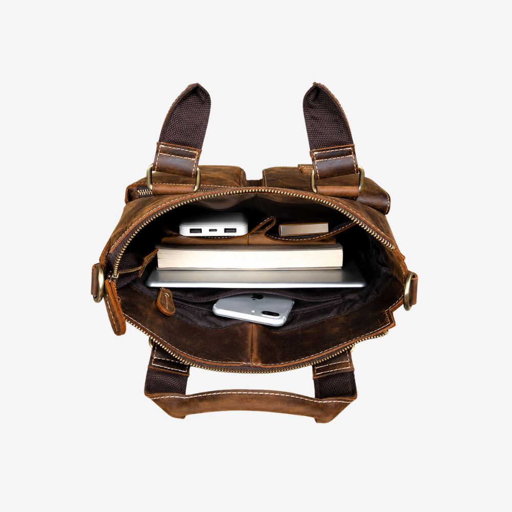 mens leather laptop bags