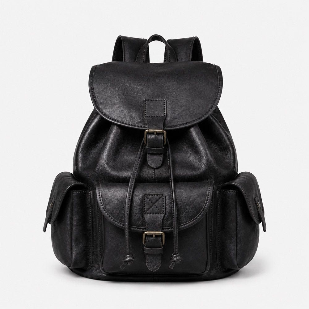 Vintage Leather Backpack for Men