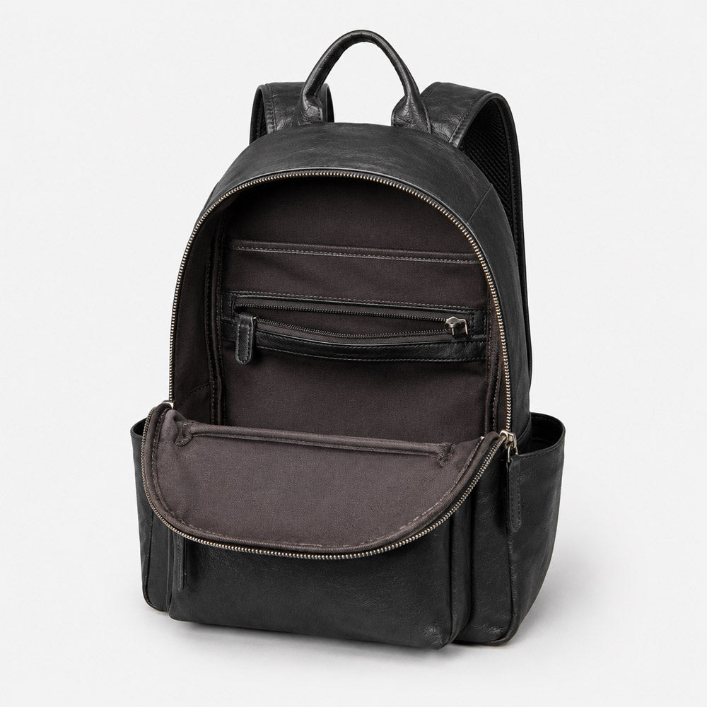 plenty of room womens leather backpack