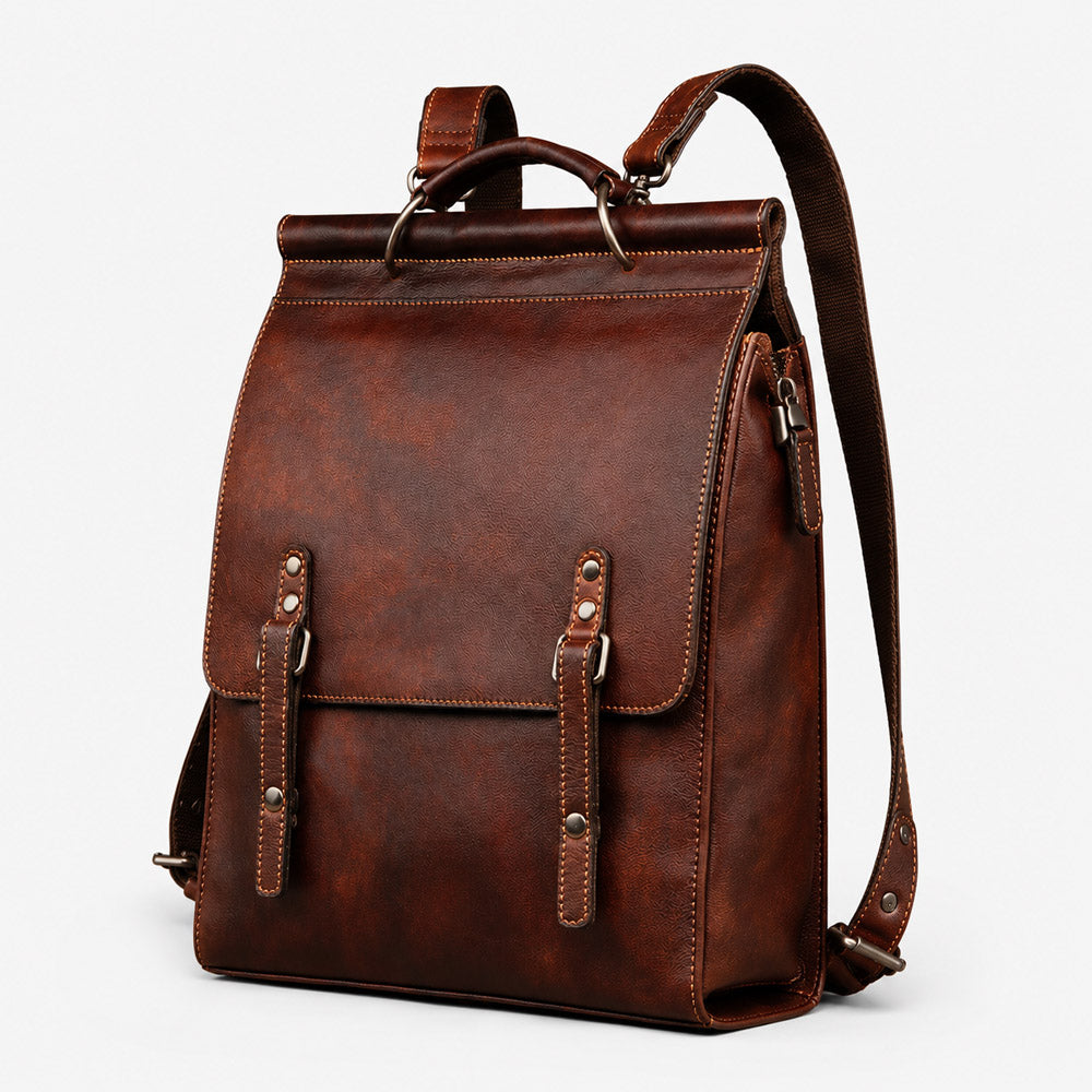 brown messenger bag