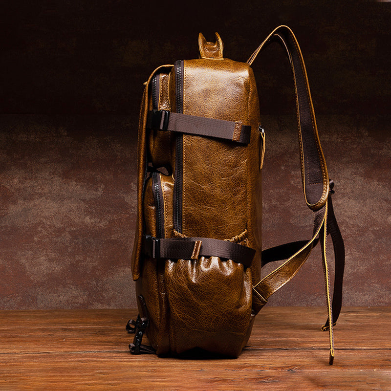  full-grain leather backpacks