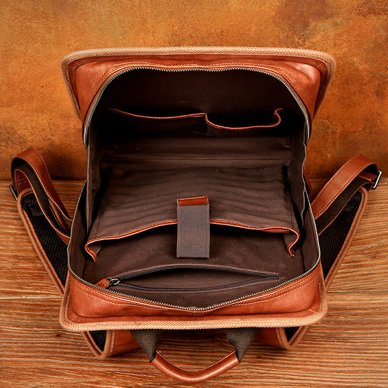 leather laptop briefcase bag 