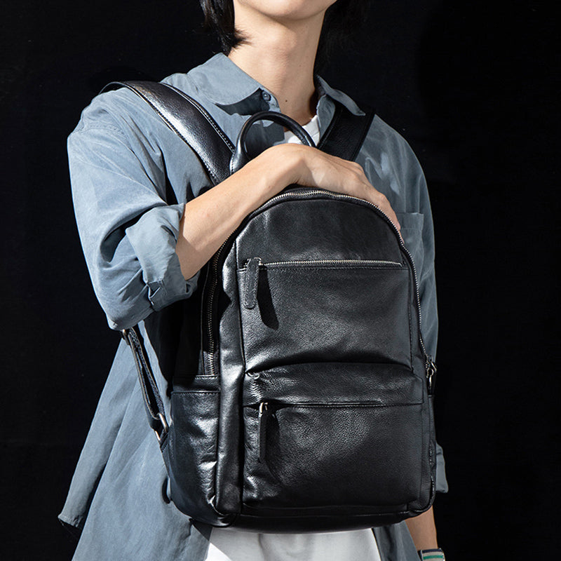 best commuter leather backpack