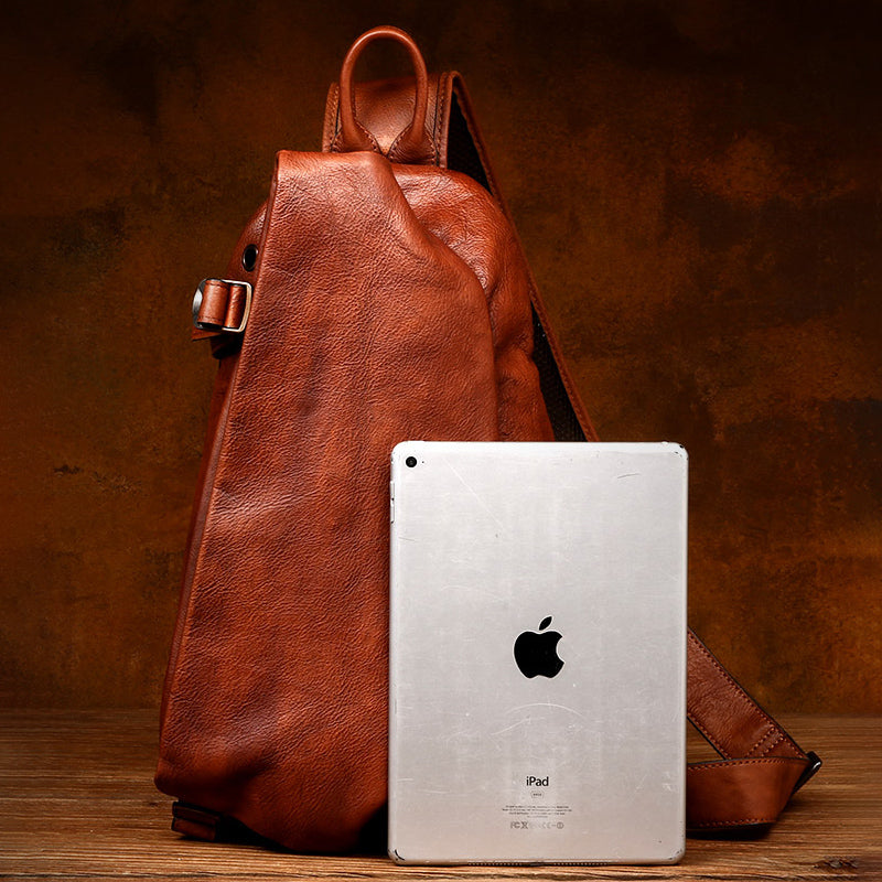 mens leather waist bag