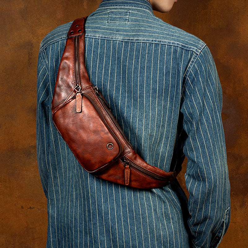 best leather mens bum bag