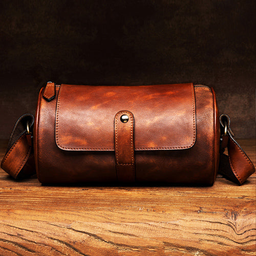 borsa messaggero in pelle