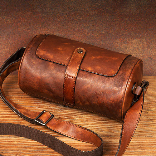 leather messenger bag men