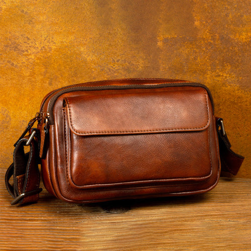 Men's Messenger Bags Reengineered to Eliminate Clumsy Clothing Drape