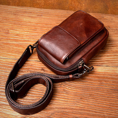dark brown leather bags