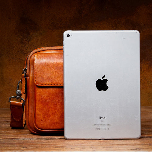 Leather Shoulder Bag for Essentials