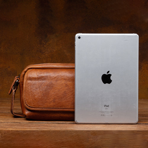 leather mens shoulder bag