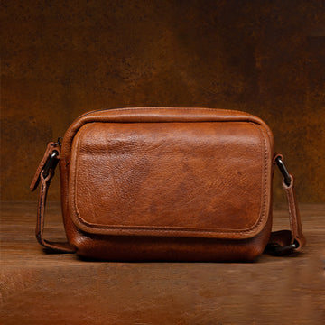 leather mens shoulder bag