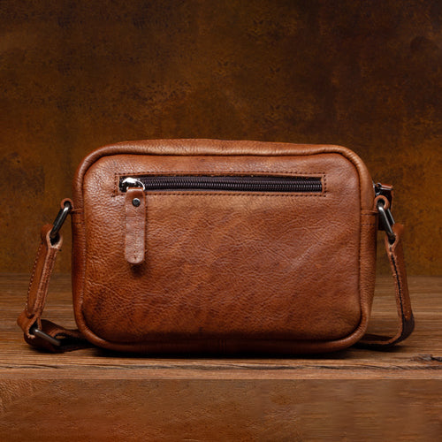 designed leather men’s shoulder bag