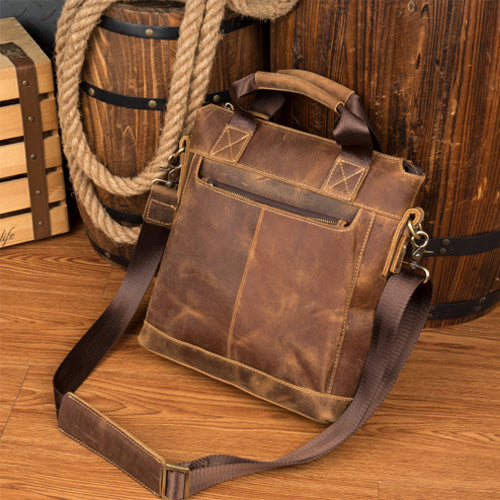 leather messenger bag