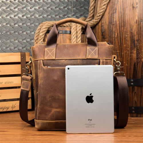 leather messenger bag