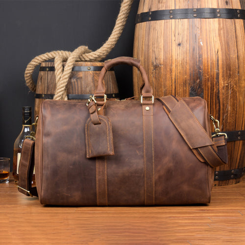 Leather Weekender bags