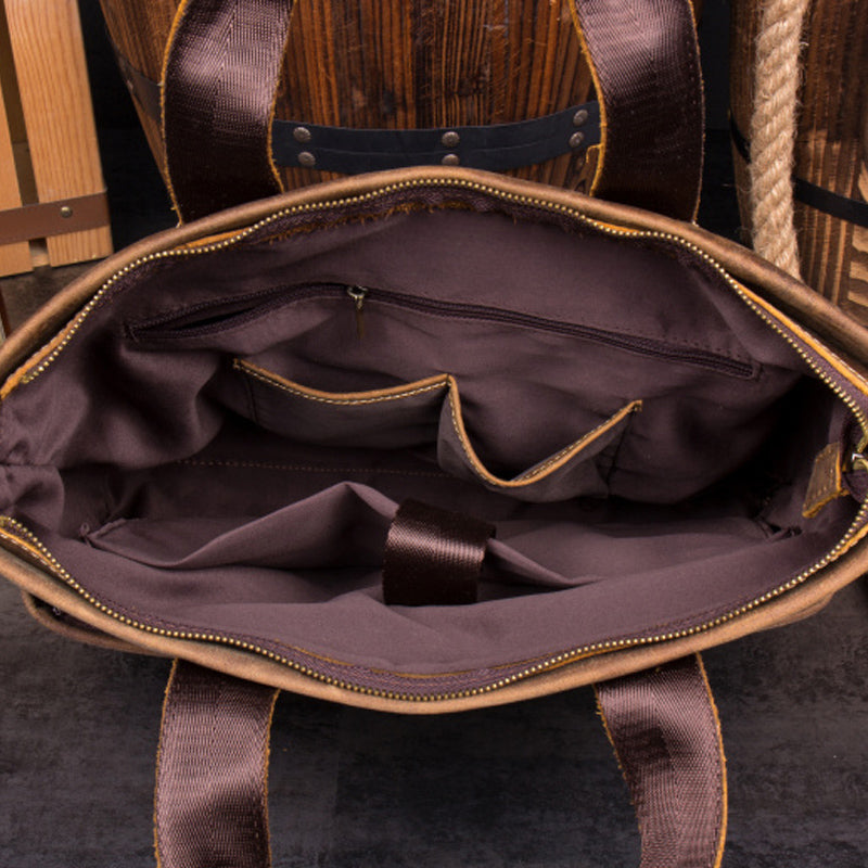 men leather laptop bag