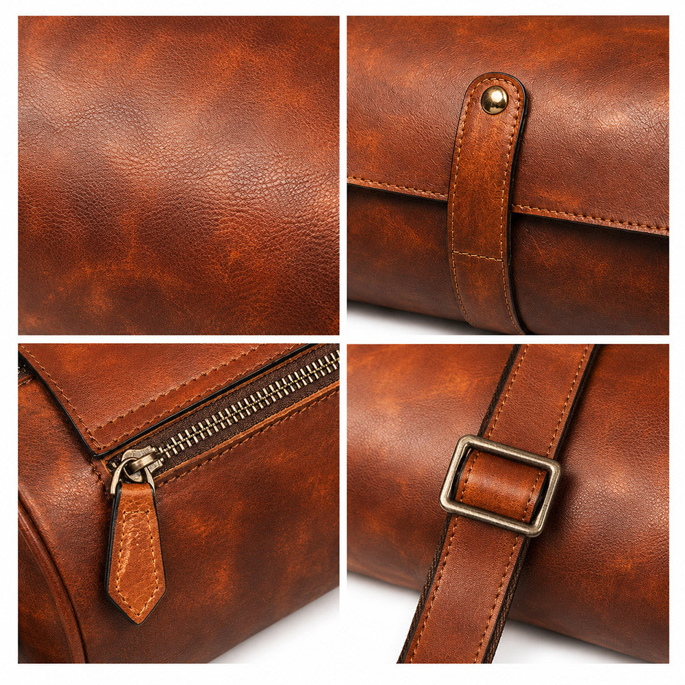 brown messenger bag