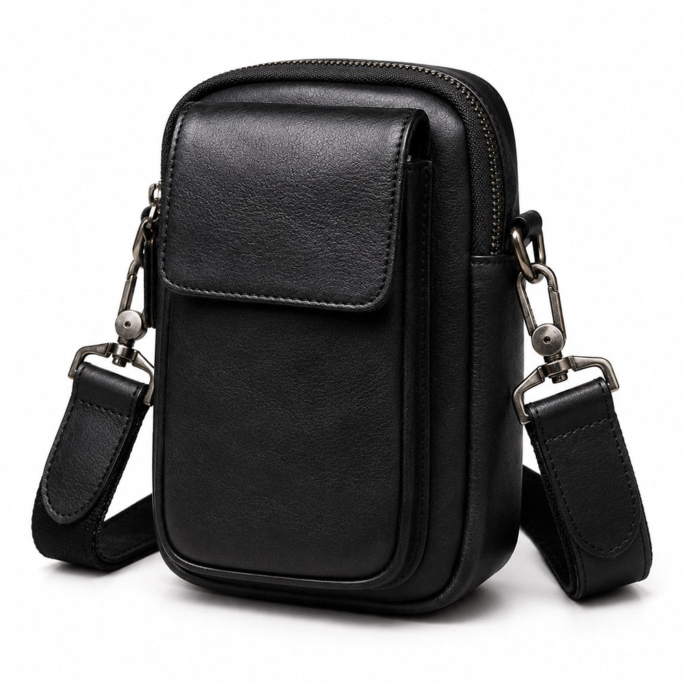 leather shoulder bag offer minimalist look