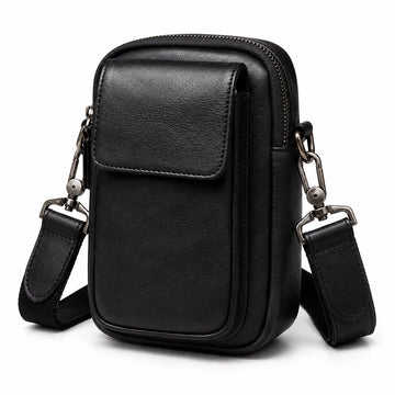 leather shoulder bag offer minimalist look