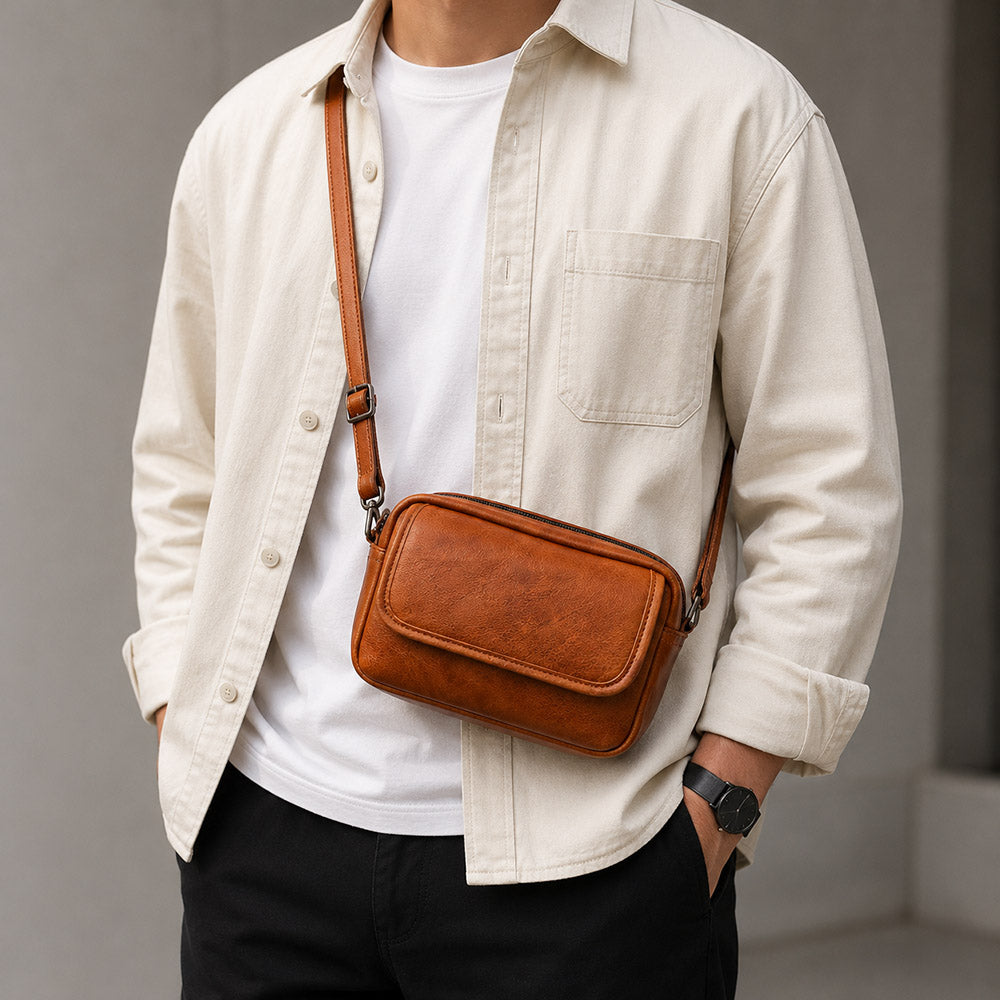 best brown messenger bag
