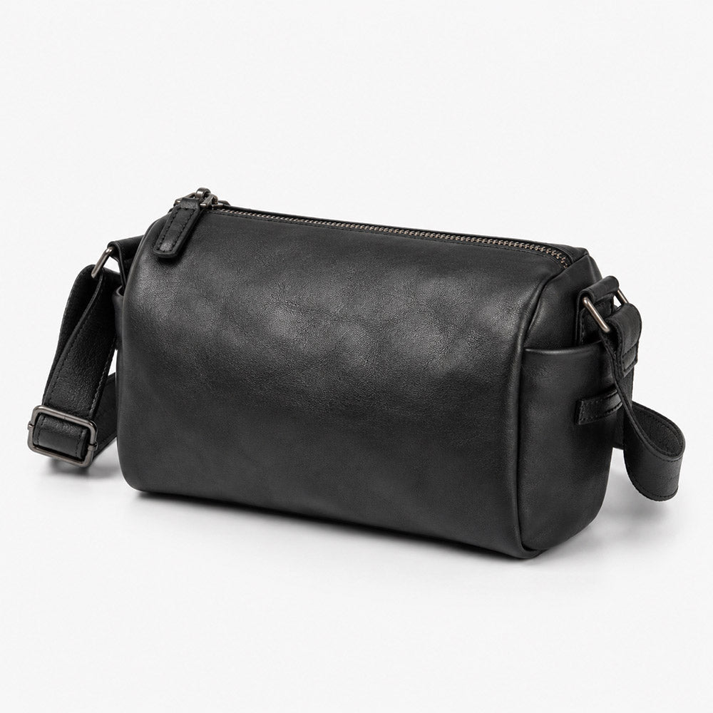 Brown Leather Crossbody Bag for Daily Essentials – Stylish Shoulder Bag for Casual Outings