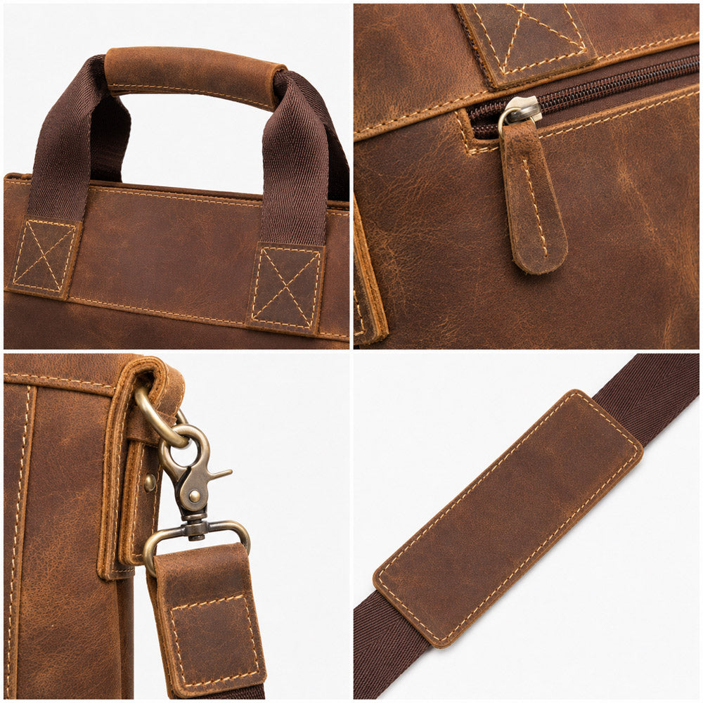vintage laptop briefcase bag