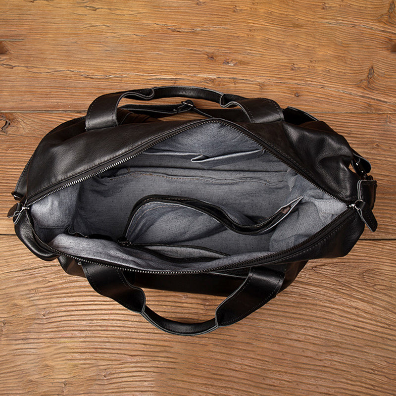 Secure Tech Compartment Built Into Travel Duffel Bags